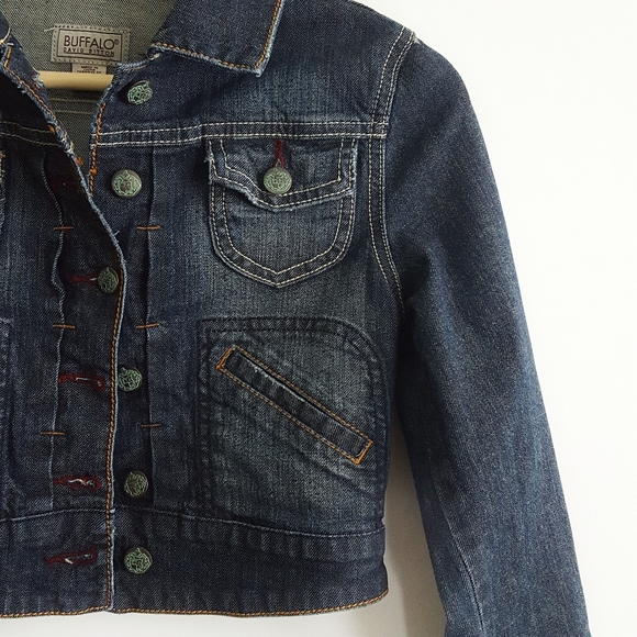 Buffalo David Bitton▪︎Girl's Jean Jacket NWOT 🦊 - Picture 2 of 6